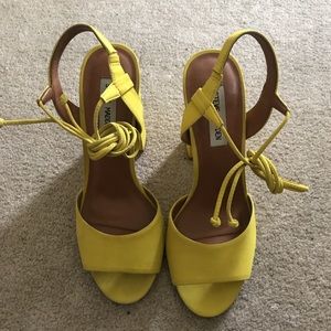 Yellow Steve Madden Heels